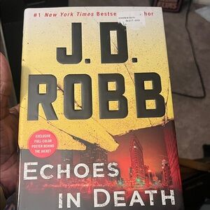 J.D. Robb 'Echoes in Death' Hardcover Book